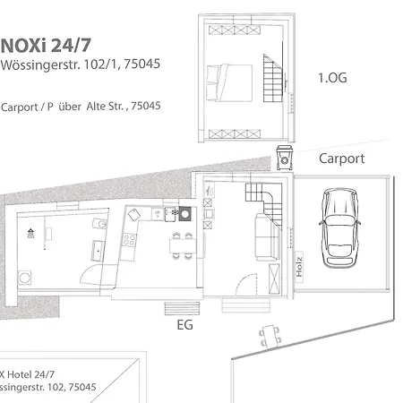 Nox - Digital-check-in & Virtual Reception - Nahe Bretten & Karlsruhe ホテル